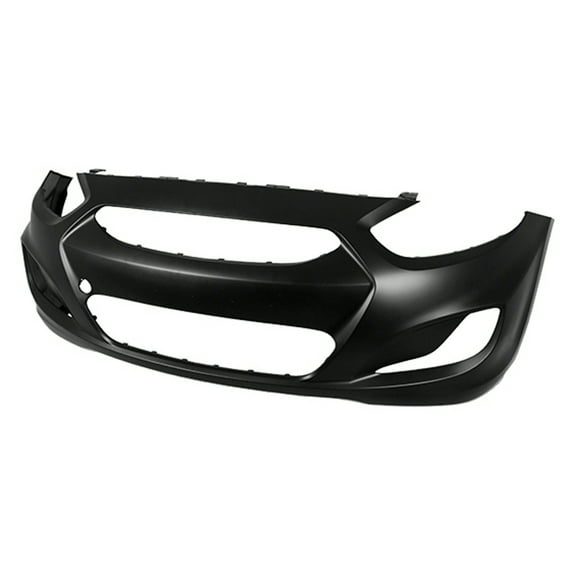 New Aftermarket CAPA Unpainted Front Bumper Cover Replaces 865111R010 For Sedan And fits 2014-2017 Hyundai Accent