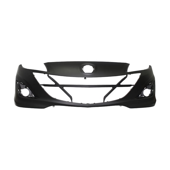 New Aftermarket CAPA Unpainted Front Bumper Cover Replaces BBN650031EBB For Mazda Speed 2.3L fits 2010-2013 Mazda 3 Mazdaspeed Hatchback 4-Door