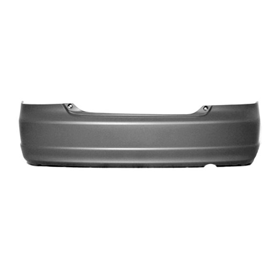 New Aftermarket CAPA Unpainted Rear Bumper Cover Replaces 04715S5PA90ZZ Coupe Models fits 2001-2003 Honda Civic DX Coupe 2-Door