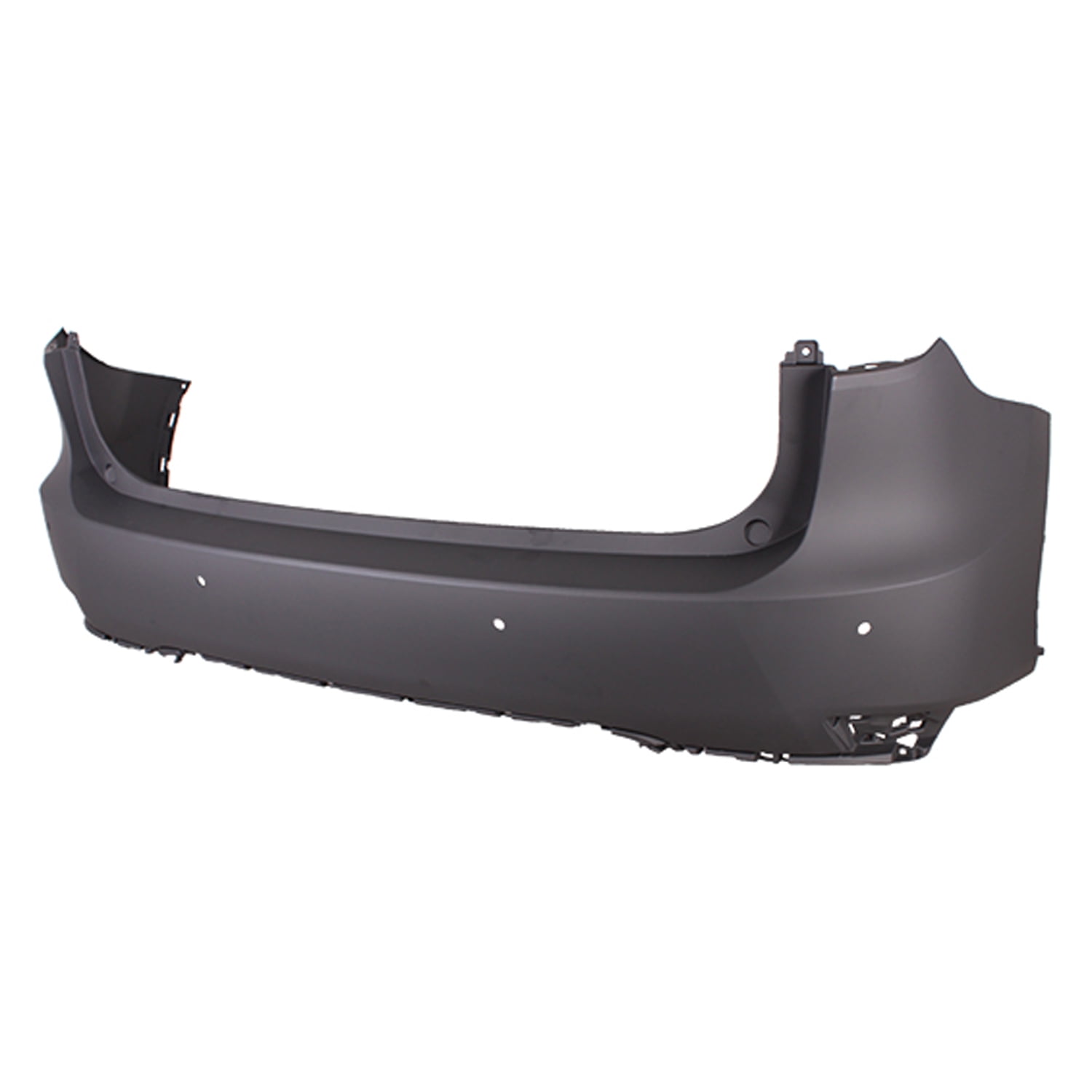 Back Bumper Cover New Aftermarket CAPA Unpainted Rear Bumper Cover Replaces 521590E921