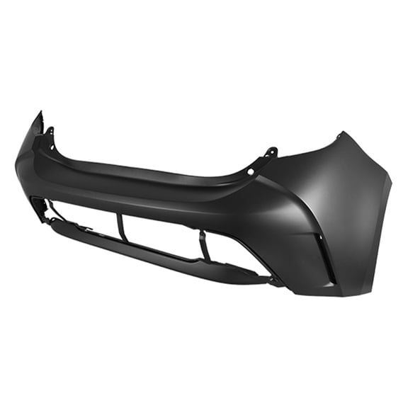 New Aftermarket CAPA Unpainted Rear Bumper Cover Replaces 5215912953 For use without chrome fits 2019 Toyota Corolla Base Hatchback 4-Door