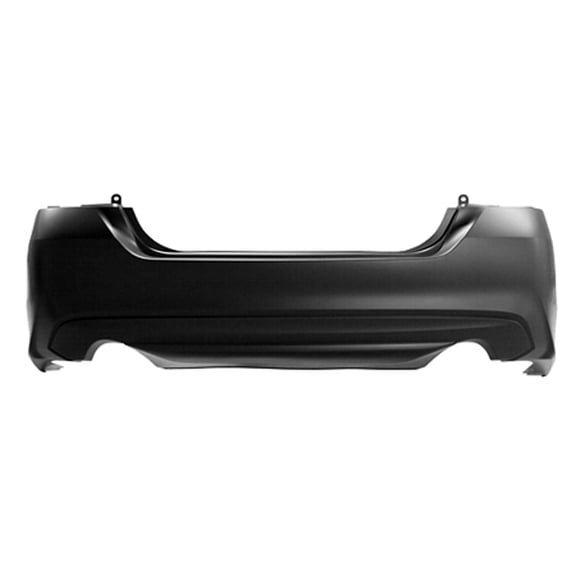 New Aftermarket  CAPA Unpainted Rear Bumper Cover Replaces 850229HS0H without Park Assist fits 2016-2018 Nissan Altima