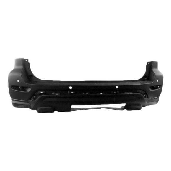 New Aftermarket  CAPA Unpainted Rear Bumper Cover Replaces 850229PF5H With Park Assist Sensor fits 2017-2020 Nissan Pathfinder