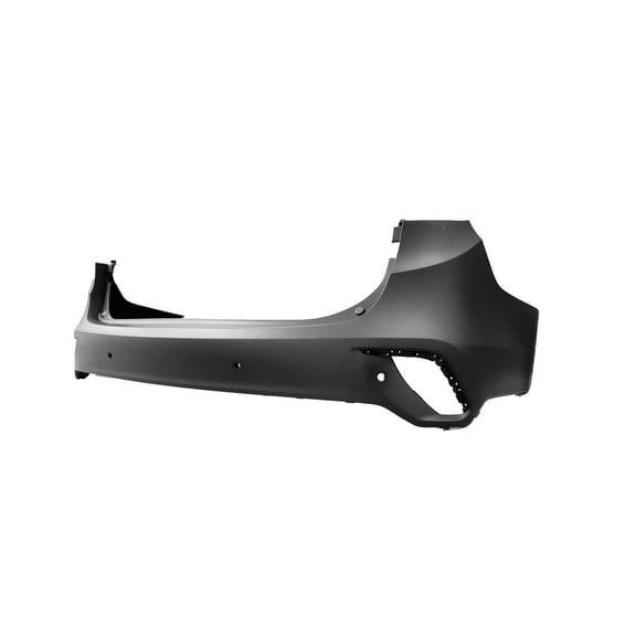 New Aftermarket CAPA Unpainted Rear Bumper Cover Replaces 86640B8510 Excludes Sport Model fits 2017-2018 Hyundai Santa Fe