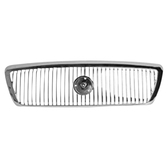 New Aftermarket  Chrome Front Grille 3W3Z8200AB One Piece fits 2003-2005 Mercury Grand Marquis