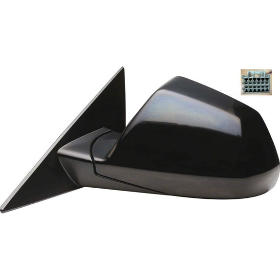 New Aftermarket  Driver Side Door Mirror Without Memory Coupe Model 25975516 fits 2011-2014 Cadillac CTS