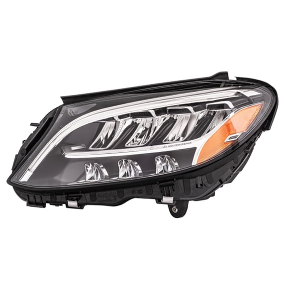 New Aftermarket Driver Side LED Headlight Lens Housing 2059066004 fits 2019 Mercedes-Benz C300 4Matic Convertible 2-Door