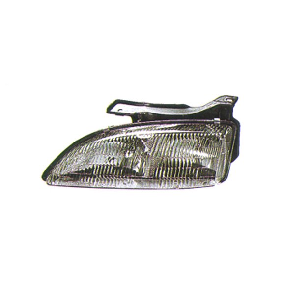 New Aftermarket Driver Side Left Head Lamp Assembly 16523441 fits 1995-1999 Chevrolet Cavalier