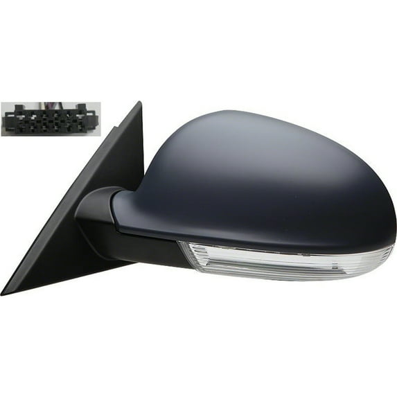 New Aftermarket Driver Side Left Heated Non-Memory Signal Non-Folding Power Door Mirror fits 2003-2005 Volkswagen Passat