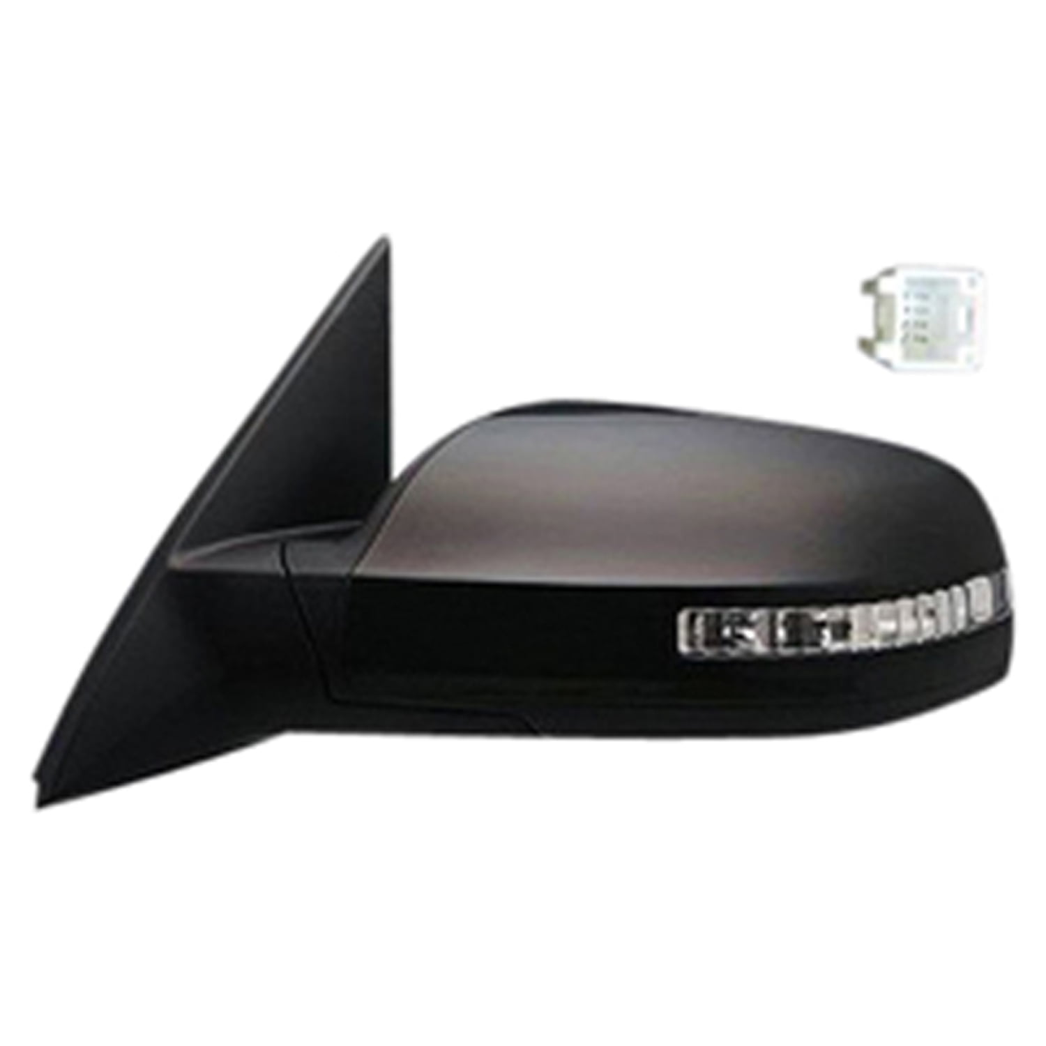 New Aftermarket  Driver Side Left Heated Signal Power Door Mirror Assembly, Cover Included fits 2007-2012 Nissan Altima Base Sedan 4-Door