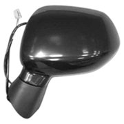 New Aftermarket Driver Side Left Manual Folding Door Mirror Assembly, ES and Sedan Models fits 2002-2005 Mitsubishi Lancer
