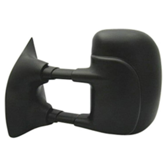 New Aftermarket Driver Side Left Telescoping Manual Door Mirror Assembly, Dual Arm Included fits 1999-2002 Ford F-250 Super Duty