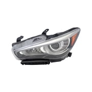 New Aftermarket Infiniti Driver Side Headlight Assembly 260604HB0B OE fits 2014-2017 Infiniti Q50