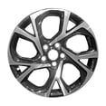 thumbnail image 1 of New Aftermarket  Machined and Painted Black Aluminum Wheel 18 x 7 fits 2018-2022 Toyota C-HR, 1 of 1