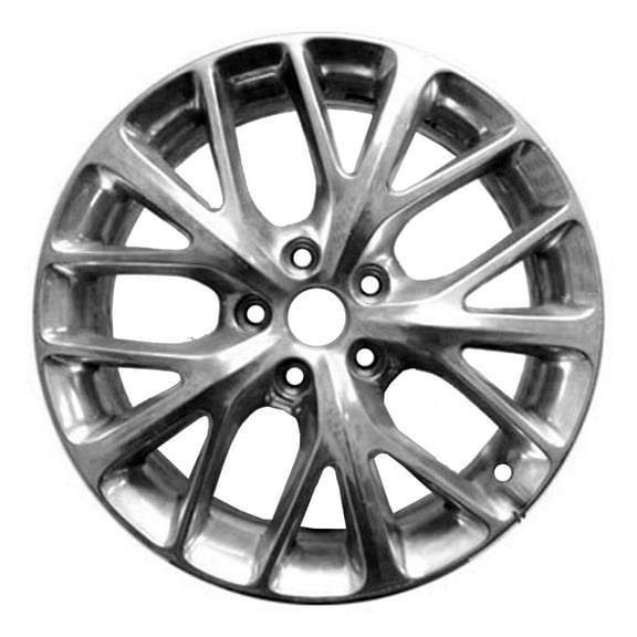 New Aftermarket Metallic Polished Aluminum Wheel 20 x 8 5 Triple Spoke Style fits 2014-2018 Dodge Durango