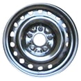 thumbnail image 1 of New Aftermarket  Painted Black Steel Wheel 16 x 6.5 04721860AA 18 Hole Style fits 2008-2010 Chrysler Town & Country, 1 of 1