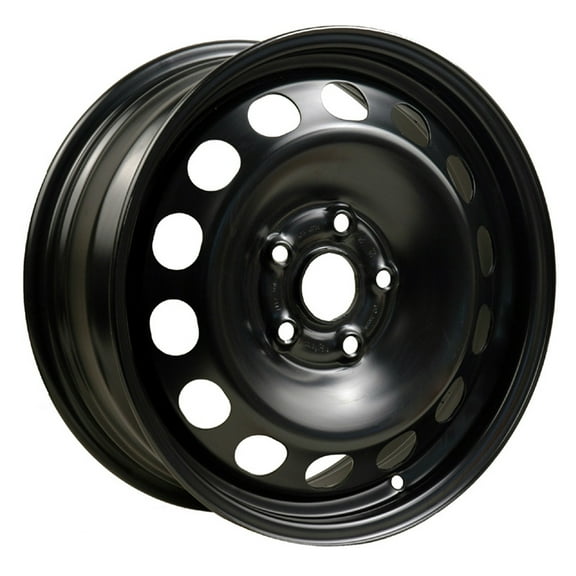 New Aftermarket Painted Black Steel Wheel 16 x 6.5 1K0601027A03C fits 2006-2007 Volkswagen Golf