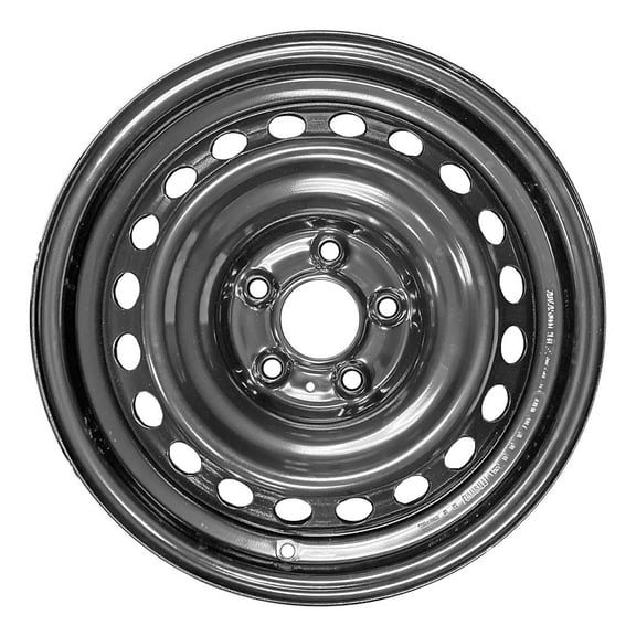 New Aftermarket  Painted Black Steel Wheel 16 x 6.5 403003SJ0E 20 Hole Style fits 2013-2019 Nissan Sentra