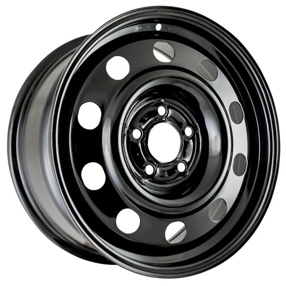 New Aftermarket Painted Black Steel Wheel 17 x 7.5 7W7Z1007C 10 Slot Style fits 2006-2011 Ford Crown Victoria