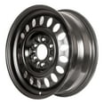 thumbnail image 1 of New Aftermarket  Painted Black Steel Wheel 17 x 7 8095934050 18 Slot Style fits 2004-2007 Buick Rainier, 1 of 1