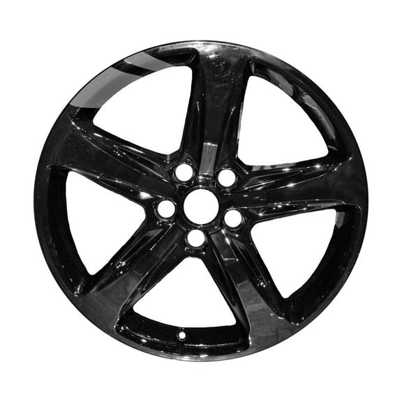 New Aftermarket  Painted Black With Red Accents Aluminum Wheel 19 x 7.5 fits 2018-2021 Chevrolet Equinox