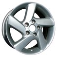 thumbnail image 1 of New Aftermarket  Painted Silver Aluminum Wheel 16 x 7 9965547060 fits 2003-2004 Mazda 6, 1 of 2