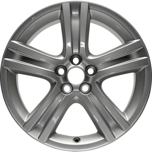 New Aftermarket Painted Silver Aluminum Wheel 17 x 7 4261102A20 fits 2009-2013 Toyota Corolla