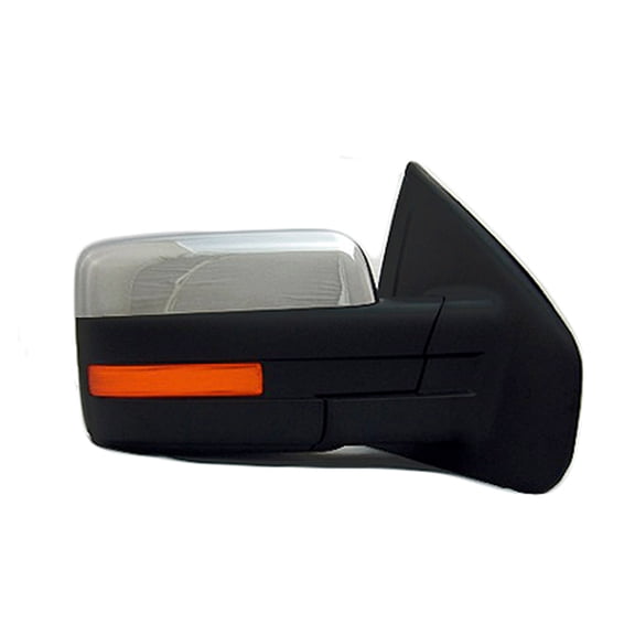 New Aftermarket Pass Right Heat Memory Signal No-Auto Dim No-Puddle Lmp Pwr Door Mirror Chr fits 2009-2010 Ford F-150