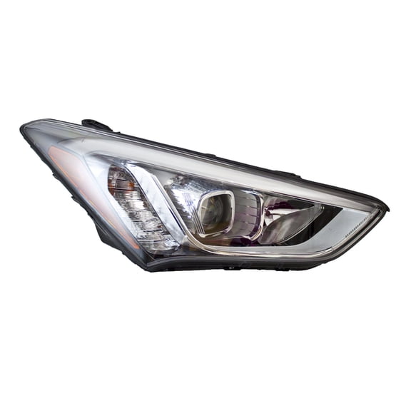 New Aftermarket Passenger Side Front Head Lamp Assembly 921024Z100 fits 2013-2016 Hyundai Santa Fe Sport