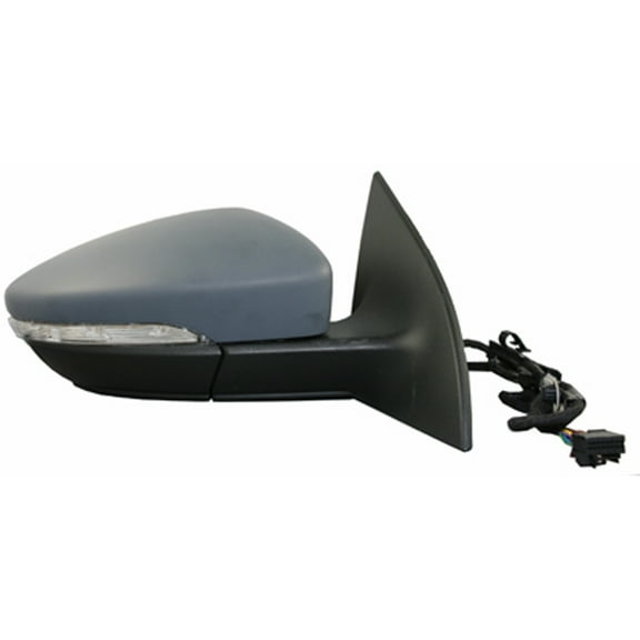 New Aftermarket Passenger Side Right Heat No-Memory No-Auto Dim Puddle Lmp Power Door Mirror fits 2009-2015 Volkswagen Eos