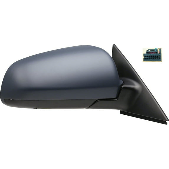 New Aftermarket Passenger Side Right Heated Power Door Mirror, Convex Glass 8P1858532K01C fits 2006-2008 Audi A3 Quattro