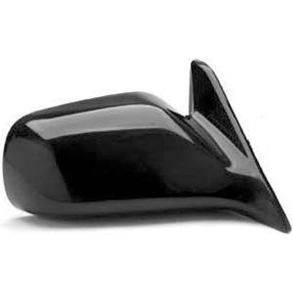 New Aftermarket Passenger Side Right Manual Door Mirror Assembly, 8791001021; 879101A640 fits 1988-1992 Toyota Corolla DLX Sedan 4-Door