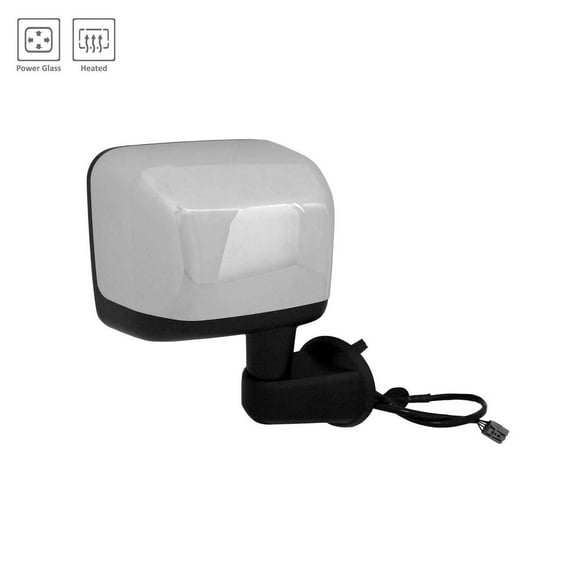 New Aftermarket Prem Automotive Outside Mirrors Right Heated Power Passenger Side 68204246AA fits 2014 Jeep Wrangler