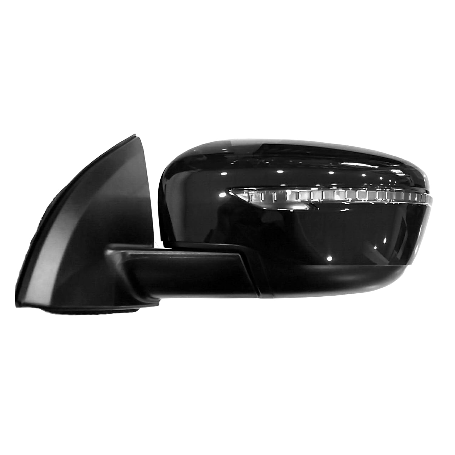 A-Premium Driver Side Power Door Mirror For Nissan Rogue Sport 2017-2022 - Black, Manual Folding, Non-Heated, Replace #963746MA0H