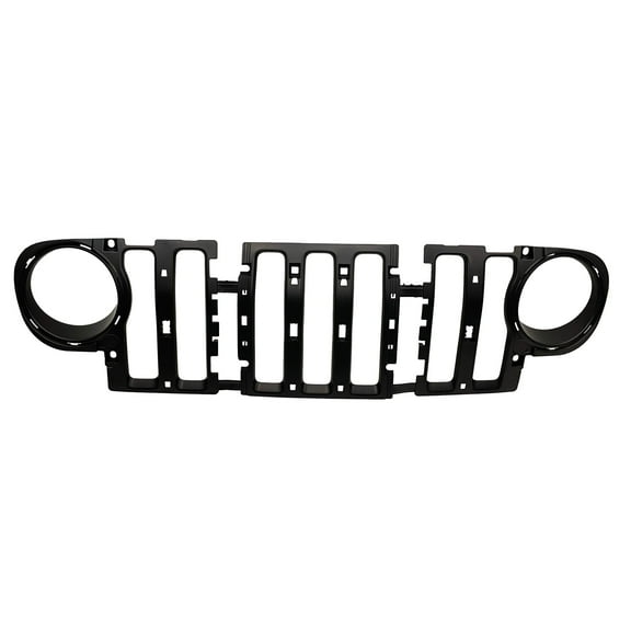 New Aftermarket  Premium Fit Black Grille Trim Ring Set 6KM36TZZAA fits 2020-2023 Jeep Gladiator