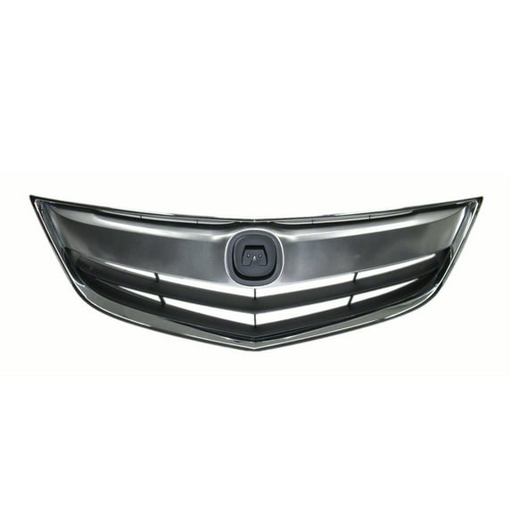 New Aftermarket Premium Fit Chrome / Black Front Grille 71121TX6A11 One Piece Assembly fits 2013-2015 Acura ILX