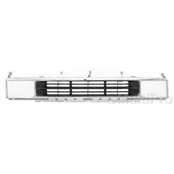 New Aftermarket Premium Fit Chrome / Silver / Black Front Grille 6231060G00 fits 1993-1995 Nissan Pathfinder