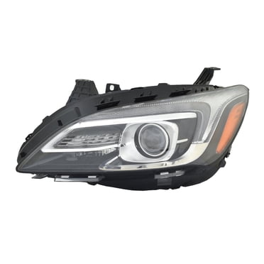 Pair Chrome Reflector Headlight Assemblies W/ Bulbs For Buick LaCrosse 2010-2013 - DOT Certified