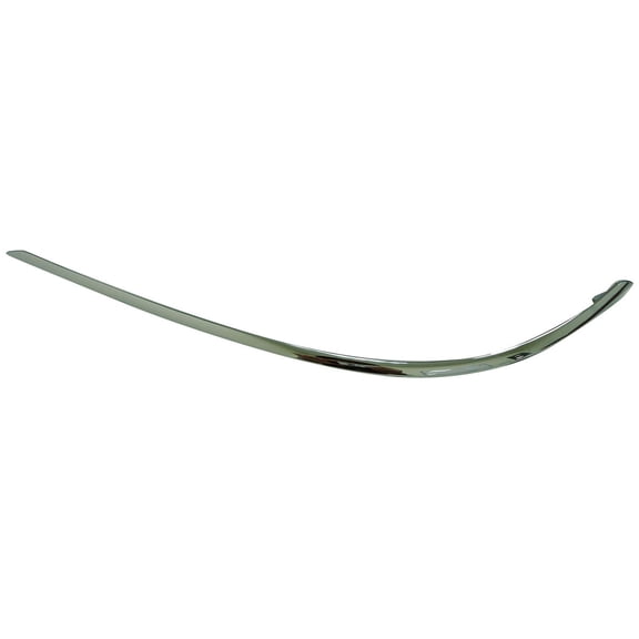 New Aftermarket Chrome Front Driver Side Bumper Cover Molding Replaces 2048853721 fits 2012-2015 Mercedes-Benz C250 Base Coupe 2-Door::Without AMG Package