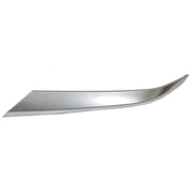New Aftermarket Satin Chrome Front Driver Side Bumper Cover Molding Replaces 86375S2010 fits 2019-2020 Hyundai Santa Fe