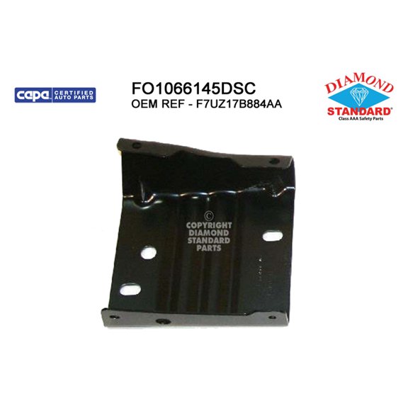 New Aftermarket  Premium Fit Front Driver Side Bumper Mounting Bracket F7UZ17B884AA CAPA fits 2002-2007 Ford E-150