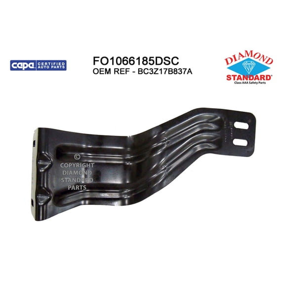 New Aftermarket CAPA Front Driver Side Inner Bumper Mounting Bracket Replaces BC3Z17B837A fits 2011-2016 Ford F-250 Super Duty