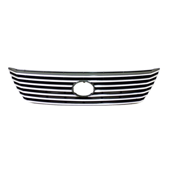 New Aftermarket Silver Front Grille Replaces 5311250900 One Piece fits 2004-2006 Lexus LS430