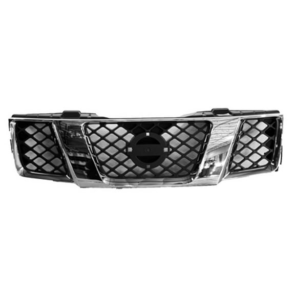 New Aftermarket  Premium Fit Front Grille Chrome/Black 62310EA700 fits 2005-2008 Nissan Frontier