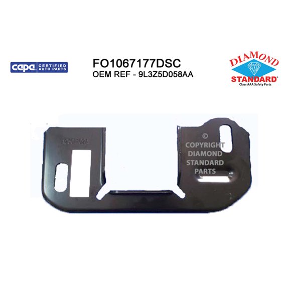 New Aftermarket  CAPA Front Passenger Side Bumper Mounting Bracket Replaces 9L3Z5D058AA fits 2009-2014 Ford F-150