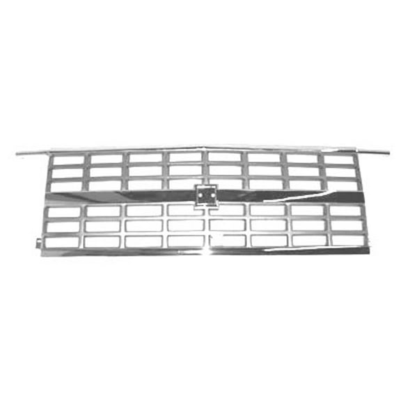 New Aftermarket  Premium Fit Front chrome/silver Grille 15628796 fits 1989-1991 Chevrolet Blazer