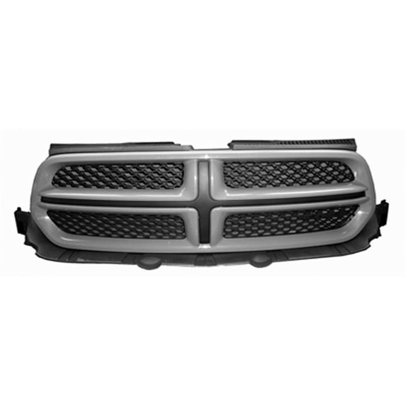 New Aftermarket Premium Fit Matte-Dark Gray / Gray Front Grille 1RE01TZZAI fits 2011-2013 Dodge Durango
