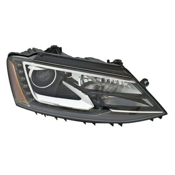 New Aftermarket Premium Fit Passenger Side Headlight Assembly 5C7941752D fits 2013-2014 Volkswagen Jetta