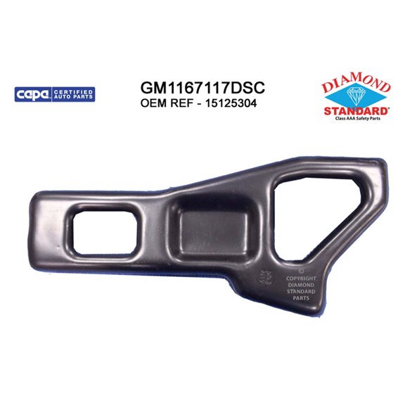 New Aftermarket Premium Fit Rear Passenger Side Inner Bumper Mounting Bracket 15125304 CAPA fits 1985-2005 Chevrolet Astro