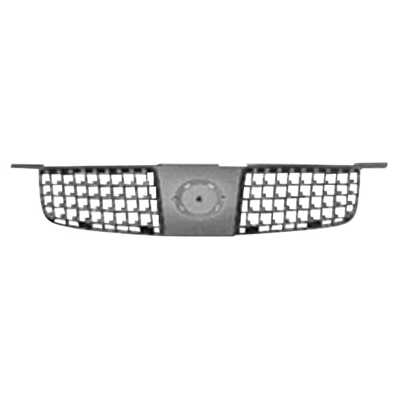 New Aftermarket Black And Silver Front Grille Replaces 620706Z51A One Piece fits 2006 Nissan Sentra